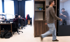 Le siège social de Voodoo, à Paris, le 20 janvier 2026. ( AFP / JOEL SAGET )