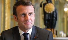 Emmanuel Macron aurait du intervenir à la télévision hier soir. (© L. Marin/ AFP