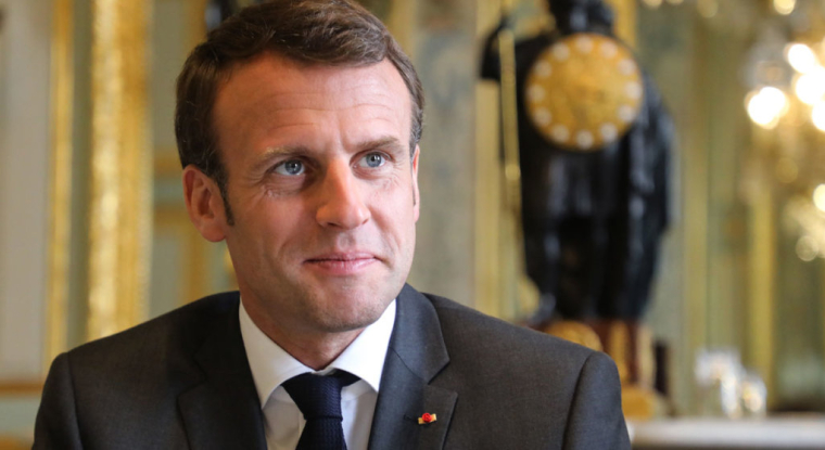 Emmanuel Macron aurait du intervenir à la télévision hier soir. (© L. Marin/ AFP