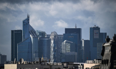 La Défense à Paris le 1er novembre 2023.  ( AFP / MIGUEL MEDINA )