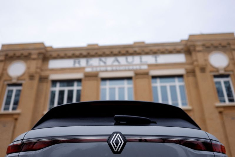 Le logo Renault à Boulogne-Billancourt
