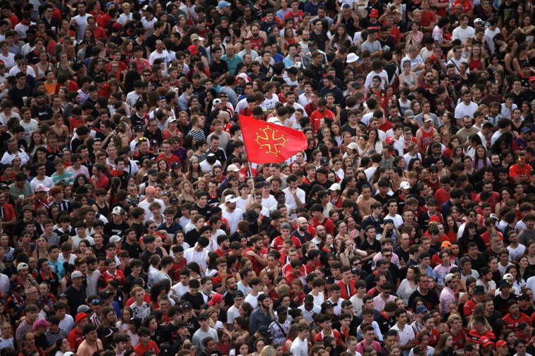Un rassemblement place du Capitole, à Toulouse (illustration) ( AFP / VALENTINE CHAPUIS )