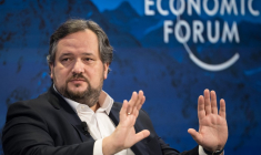 Slawomir Krupa à Davos, en Suisse, le 17 janvier 2024. ( AFP / FABRICE COFFRINI )