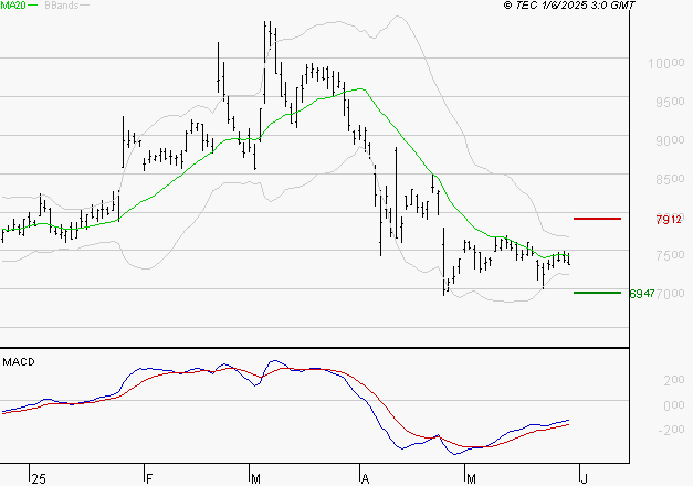 ALTEN : Attendre un test du support