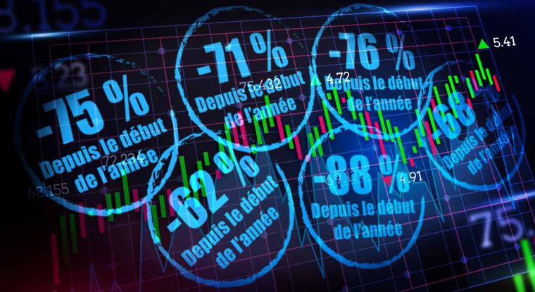 Que faire des actions massacrées ? Conserver, vendre ou profiter de la baisse pour acheter, Le Revenu répond sur sept valeurs. (© DR)