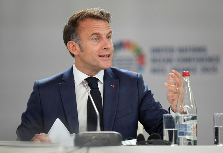 Le président français Emmanuel Macron