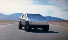 Le Cybertruck de Tesla. (Crédit:  / Tesla)
