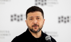 Volodymyr Zelensky, à Bucha, le 31 mars 2026 ( AFP / TETIANA DZHAFAROVA )