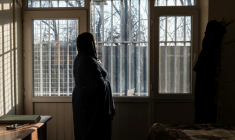 Une Afghane qui étudiait les relations publiques avant la fermeture des universités aux femmes, le 17 février 2026 ( AFP / - )