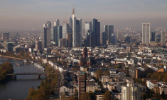 L'horizon de Francfort