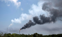 Une raffinerie de pétrole de la compagnie PDVSA à Puerto La Cruz, au Venezuela, le 1er septembre 2026 ( AFP / Yuri CORTEZ )