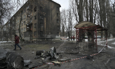 A Kiev, en Ukraine, le 23 janvier 2024.  ( AFP / GENYA SAVILOV )