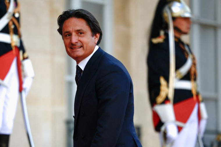 Le président exécutif de Hermes Axel Dumas à l'Élysée