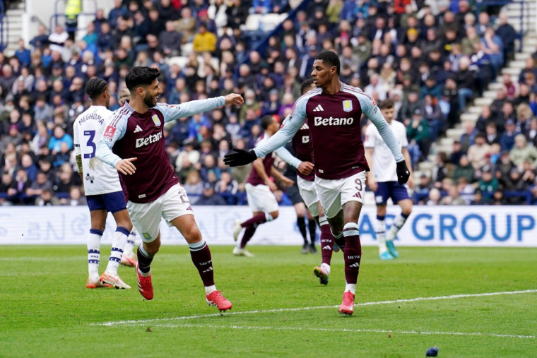Marcus Rashford et Aston Villa écartent Preston et filent en demi-finales de la Cup