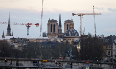 Notre-Dame de Paris le 18 mars 2024. ( AFP / LUDOVIC MARIN )