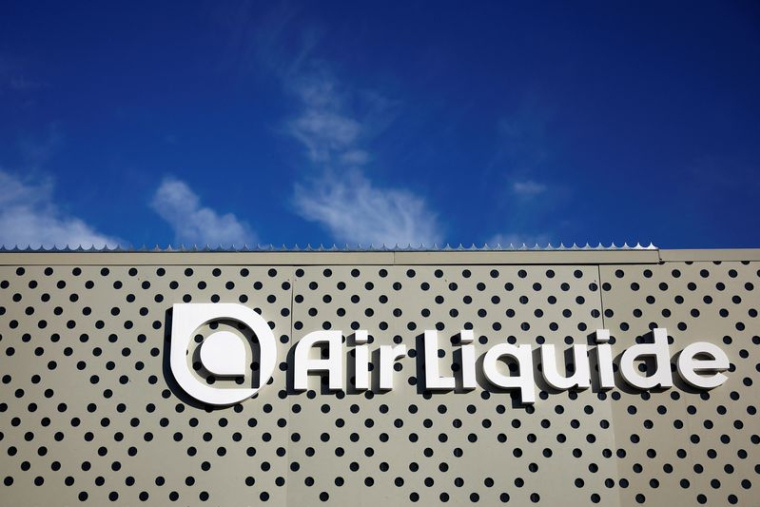 Le logo d'Air Liquide est visible à Paris