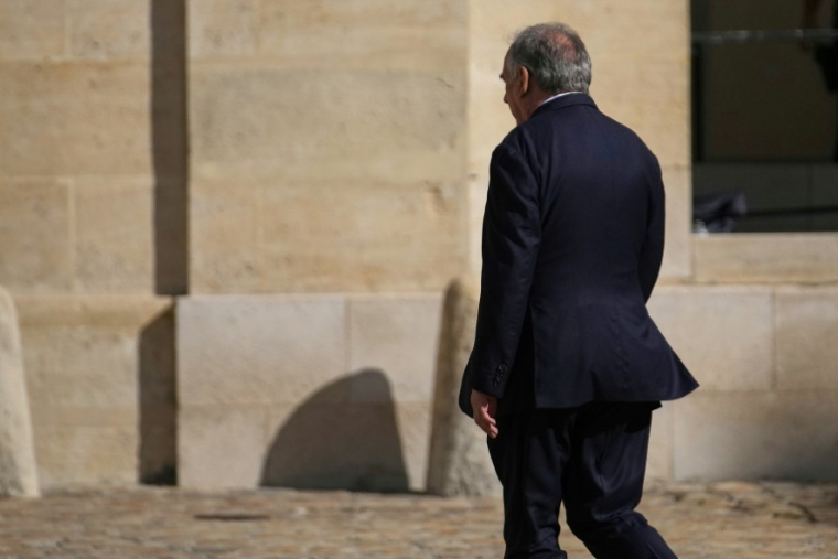 Le Premier ministre François Bayrou le 5 septembre 2025, à Paris ( POOL / Christophe Ena )