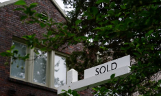 Photo d'archives d'une maison mise en vente à Washington