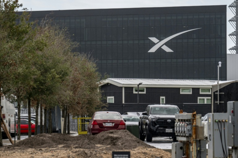 Le bâtiment de SpaceX à Starbase, le 28 mai 2025 au Texas ( AFP / SERGIO FLORES )