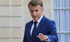 Le président de la République Emmanuel Macron à Paris le 10 septembre 2026 ( AFP / Ludovic MARIN )