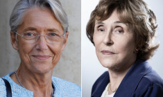 Élisabeth Borne et Édith Cresson. ( AFP / JOEL SAGET )