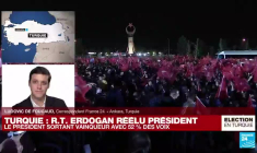 Présidentielle en Turquie : Recep Tayyip Erdogan réélu président avec 52 % des voix