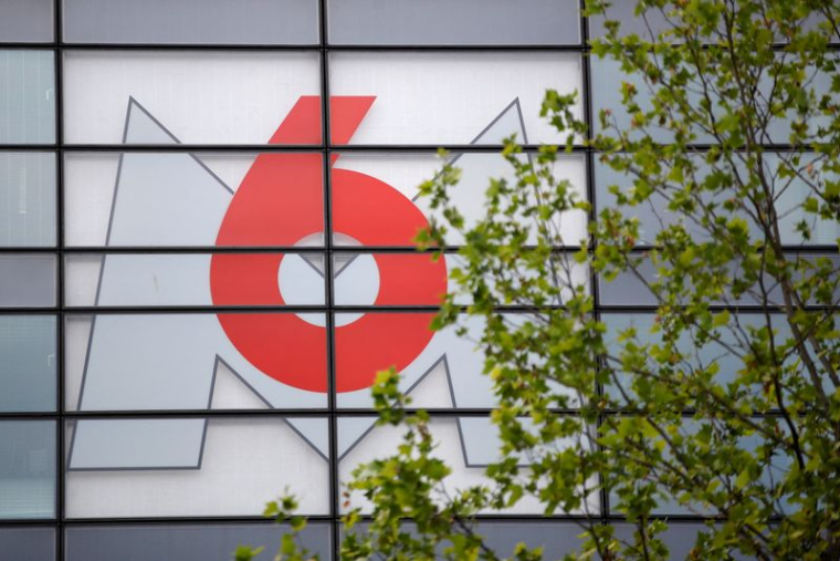 FILE PHOTO: The logo of M6 Television is seen near Paris