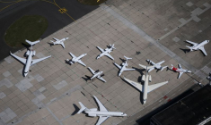 55ème Salon de l'Aéronautique et de l'Espace à l'aéroport du Bourget près de Paris