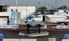 54ème Salon de l'Aéronautique et de l'Espace à l'aéroport du Bourget près de Paris
