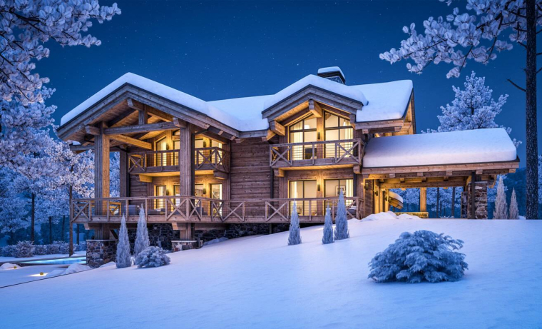 Immobilier en montagne toujours en hausse / iStock.com - Korisbo