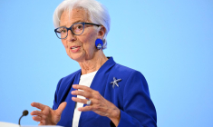 Christine Lagarde, présidente de la Banque centrale européenne (BCE),  lors d'une conférence de presse à Francfort-sur-le-Main (Allemagne), le 11 juin 2026. ( AFP / KIRILL KUDRYAVTSEV )