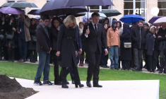 Macron plante un chêne en hommage à Ilan Halimi dans les jardins de l'Elysée