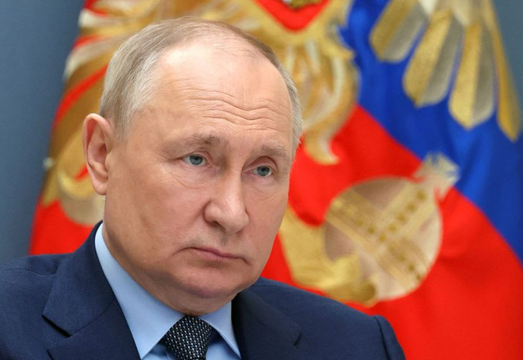Le président russe Vladimir Poutine au sommet virtuel du G20