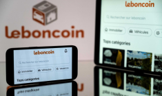 Le logo "Leboncoin" sur un samrtphone le 12 janvier 2023 à Toulouse.  ( AFP / Lionel BONAVENTURE )