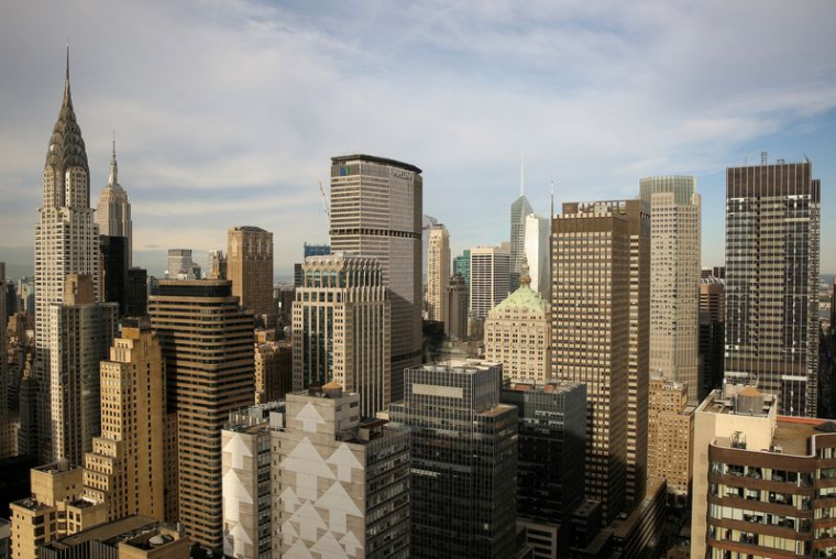 Vue générale de la ligne d'horizon de Manhattan à New York