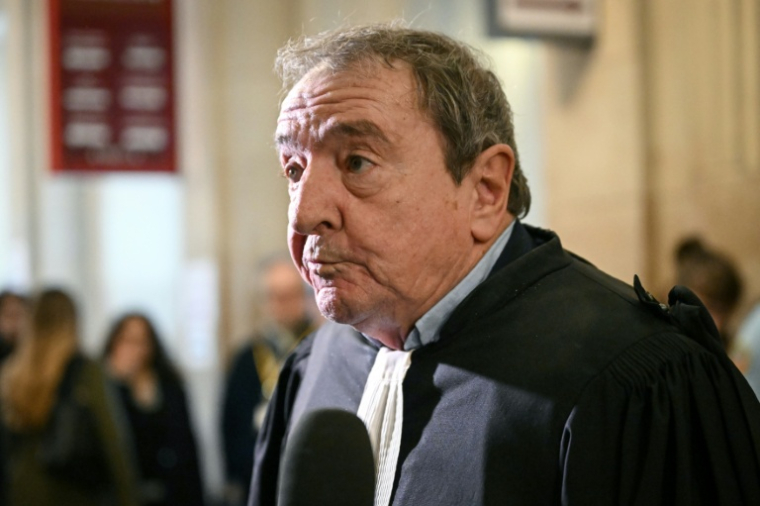 L'avocat du Parlement européen Patrick Maisonneuve au palais de justice de Paris le 20 janvier 2026 ( AFP / Bertrand GUAY )