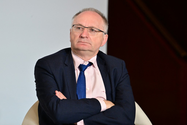 Jean-Luc Tavernier, le 16 octobre 2023, à Paris ( POOL / MIGUEL MEDINA )