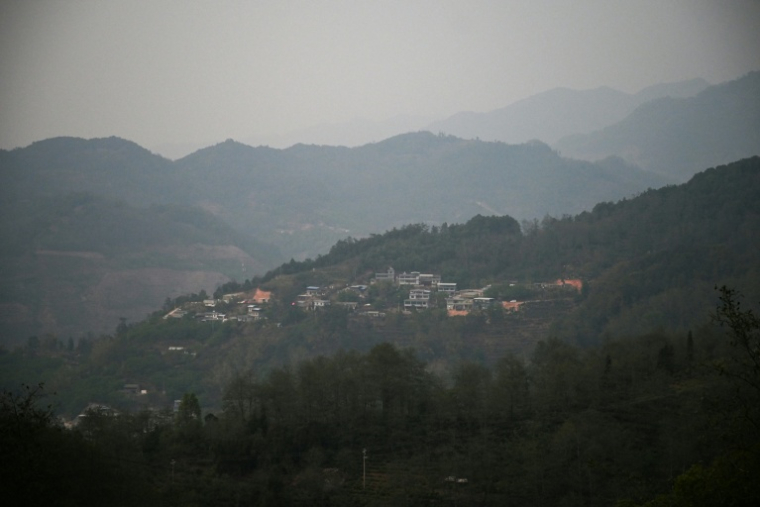 Village de la province de Yunnan dans le sud-ouest de la Chine, le 3 avril 2025 ( AFP / Greg Baker )