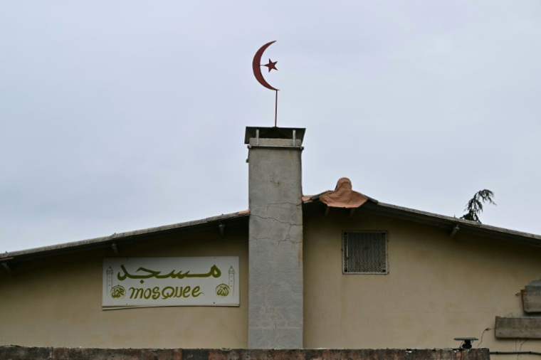 La mosquée Khadidja de la Grand-Combe, le 27 avril 2025 ( AFP / Miguel MEDINA )