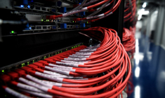 Un serveur de Scaleway, en 2021 (illustration) ( AFP / ALAIN JOCARD )