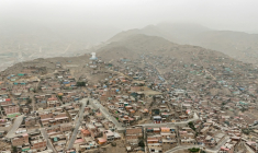 Vue aérienne du district de San Juan de Lurigancho, à Lima, au Pérou, le 27 mai 2026 ( AFP / Connie FRANCE )