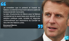 Sahara occidental : pour Paris, le plan marocain est "la seule base" de règlement du conflit