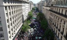 Argentine: forte mobilisation contre le projet Milei de réforme du travail