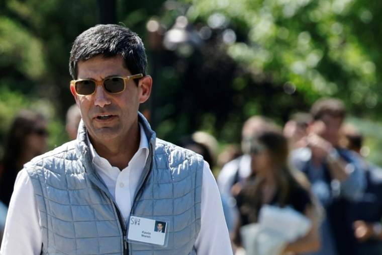 Kevin Warsh, ancien gouverneur de la Réserve fédérale américaine et désigné par Donald Trump our prendre sa tête en mai 2026,lors de la Allen & Company Sun Valley Conference à Sun Valley (Idaho) le 10 juillet 2024 ( GETTY IMAGES NORTH AMERICA / KEVORK DJANSEZIAN )
