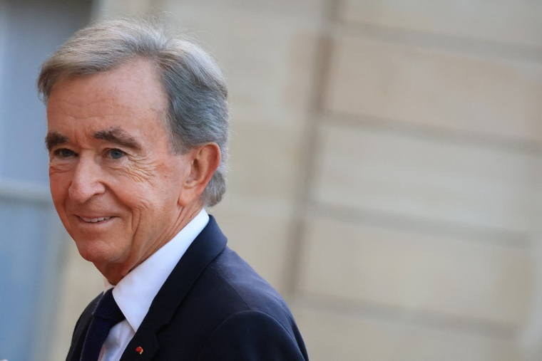 Bernard Arnault, PDG de LVMH, à Paris, le 8 septembre 2026 ( AFP / LUDOVIC MARIN )