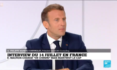 Interview du 14 juillet : Emmanuel Macron change "de chemin" mais maintient le cap