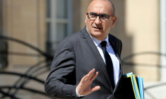 Le ministre de l'Intérieur, Laurent Nunez, à sa sortie du Conseil des ministres, Paris, le 27 mai 2026 ( AFP / Ludovic MARIN )