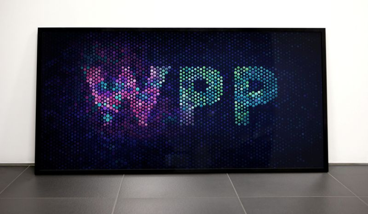 Le logo de WPP est représenté ici