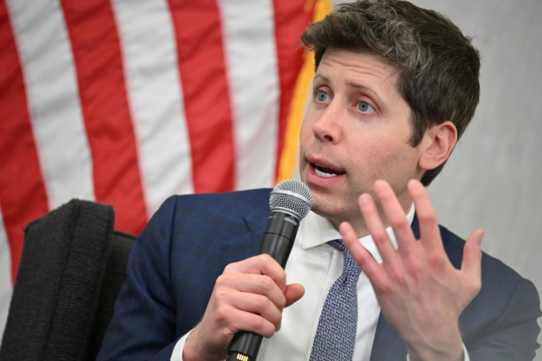 Le patron d'OpenAI, Sam Altman, le 22 juillet 2025 à Washington ( AFP / Mandel NGAN )