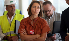 Sophie Binet à Madrid, en Espagne, le 9 septembre 2026. ( AFP / THOMAS COEX )
